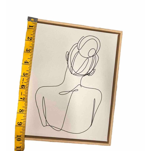 Abstract Line Art Woman Female Figure Framed Print Coquette Loft Chic - Picture 3 of 4